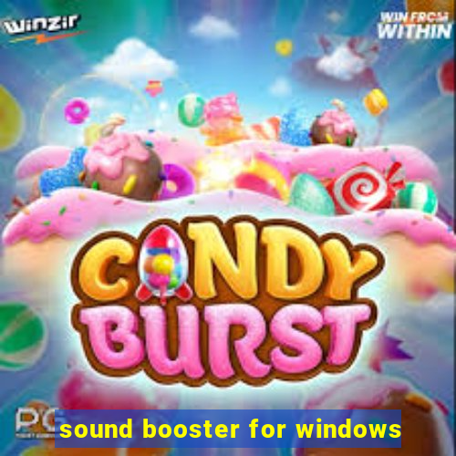 sound booster for windows